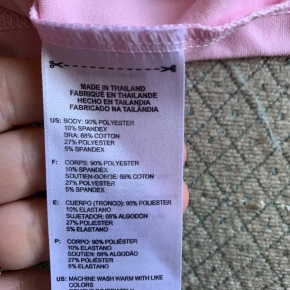 Adidas Pink Climalite Yoga Tank Racerback with Grey Shelf Bra - Picture 5 of 9